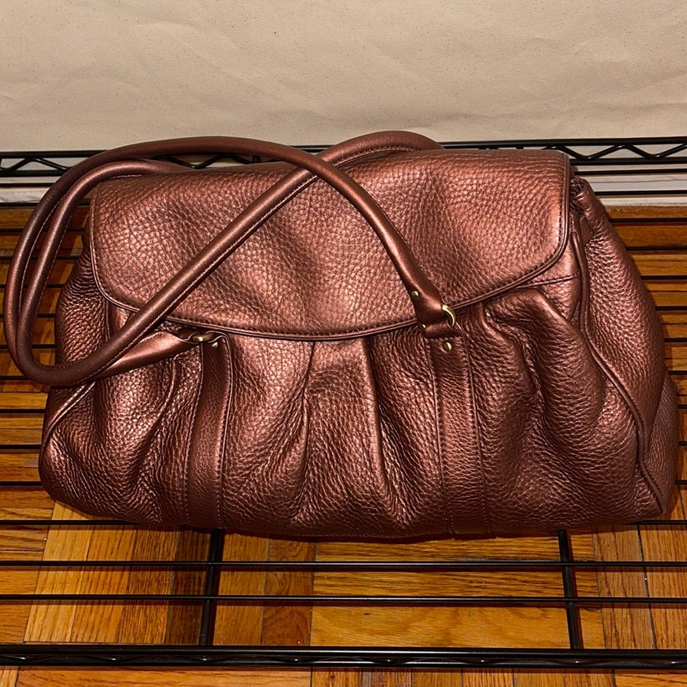 Vintage Cole Haan bag copper good condition